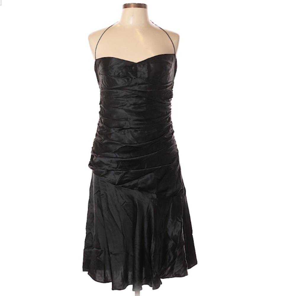 Elie Tahari Size 12 Black Cocktail Dress NWT $298
